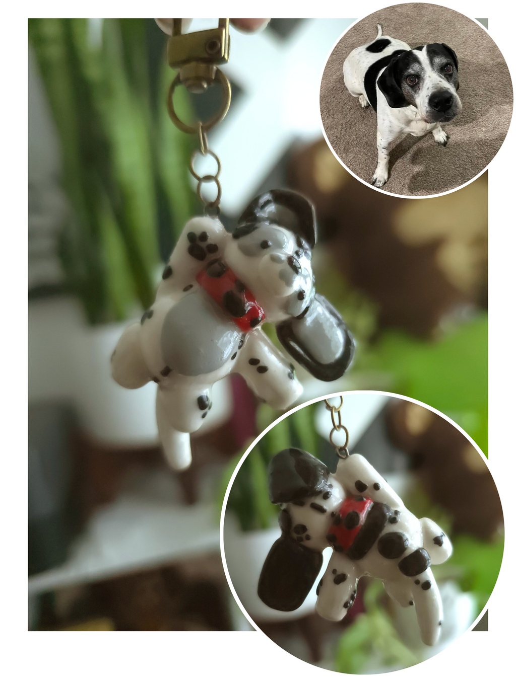 Pet Portrait Keychain