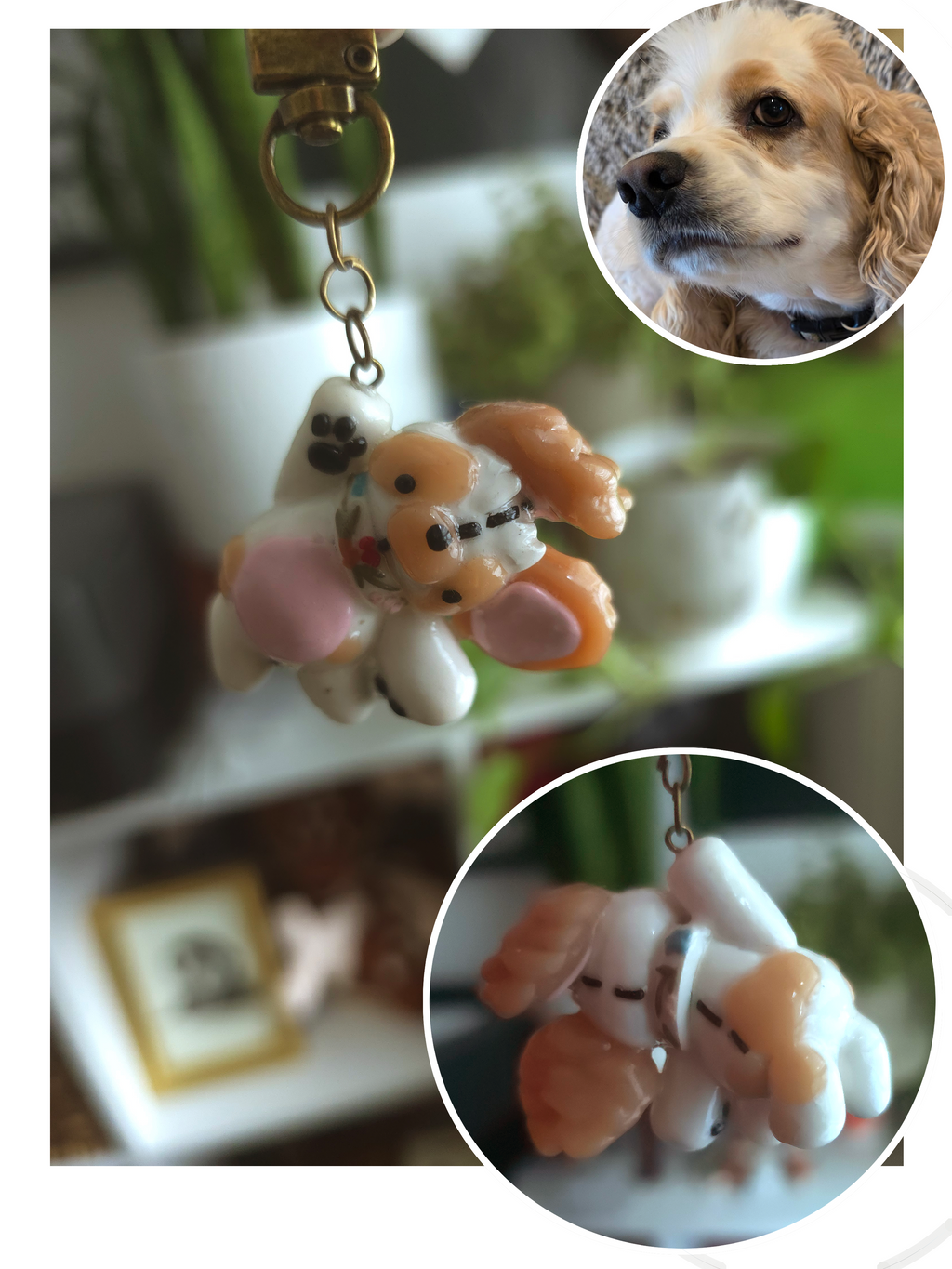 Pet Portrait Keychain