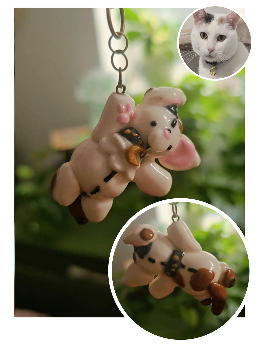 Pet Portrait Keychain